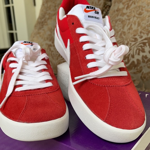 Nike SB Bruin React University Red/White Men’s - Picture 10 of 16